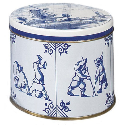 Rosenberg Stroopwafels in Delfts blauw blik