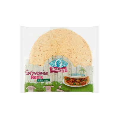 Rosita's Surinaamse Roti's 4 Stuks