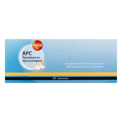 Roter APC 250/250/50 mg tabletten