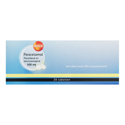 Roter Paracetamol 500 mg tabletten
