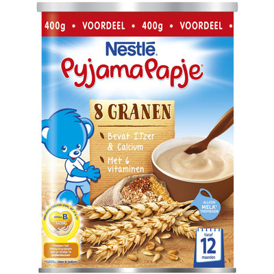 Nestlé Pyjamapapje 8 granen 12 maanden
