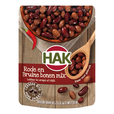 Hak Rode en bruine bonen mix