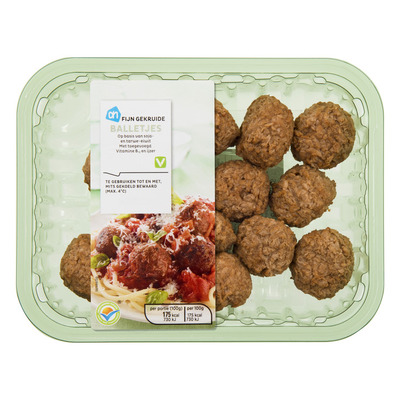 AH Fijn gekruide vegetarische balletjes