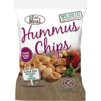 Eat Real Hummus chips tomato & basil
