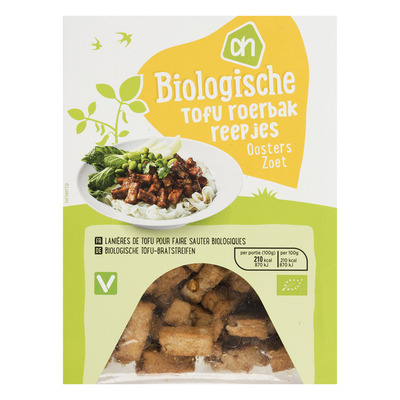 Huismerk Biologisch Tofu Oosterse roerbakreepjes zoet