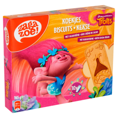 Zagazoe Trolls koekje met chocolade