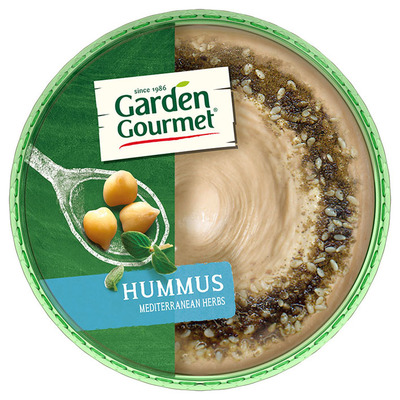 Garden Gourmet Hummus Mediterranean herbs