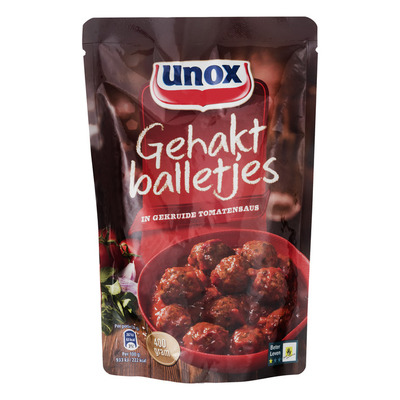 Unox Gehaktballetjes in gekruide tomatensaus
