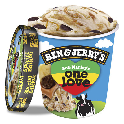Ben & Jerry's Bob Marley's one love