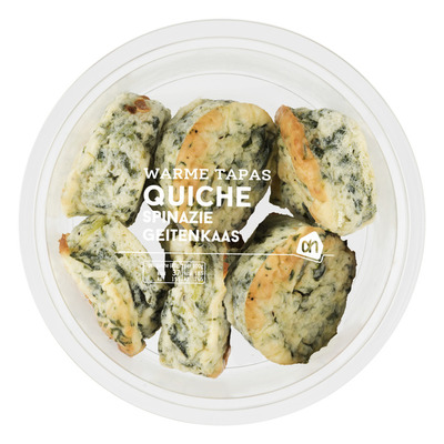 AH Quiche spinazie-geitenkaas