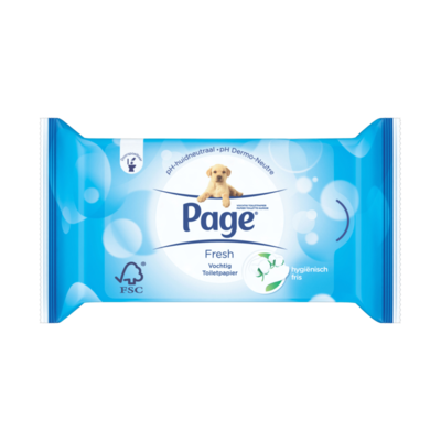 Page Vochtig Toiletpapier Fresh
