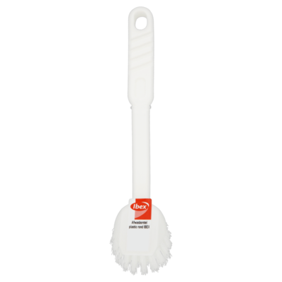 Ibex Afwasborstel Plastic Rond Wit
