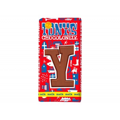 Tony's Melkchocolade letterreep y