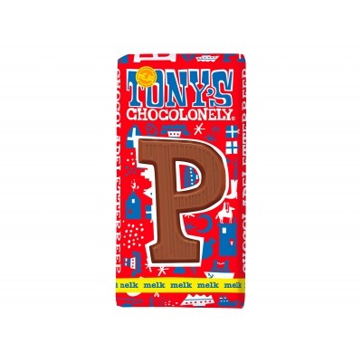 Tony's Melkchocolade letterreep p