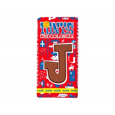 Tony's Melkchocolade letterreep j