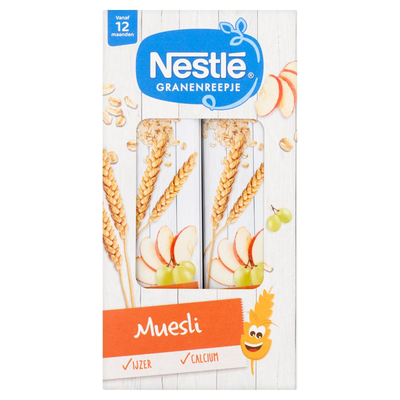 Nestlé Granenreepje Muesli Vanaf 12 Maanden 4 x 25 g