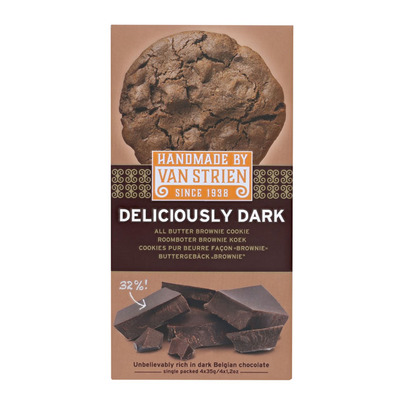 Handmade Deliciously dark all butter brown cookie