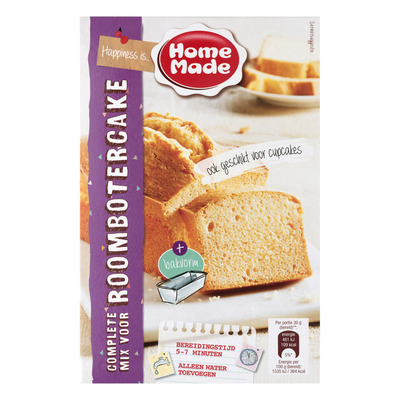 Homemade Complete mix voor roombotercake