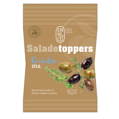 Enrico Saladetoppers Griekse mix
