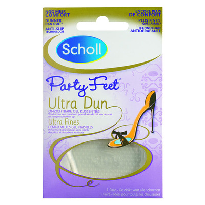 Scholl Party feet gelkussentjes ultra dun