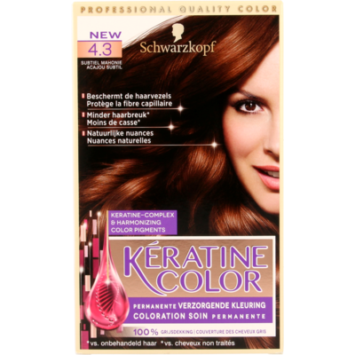 Schwarzkopf Keratine Color 4.3 Subtiel Mahonie