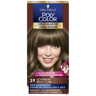 Schwarzkopf Poly color haarverf lichtbruin 39