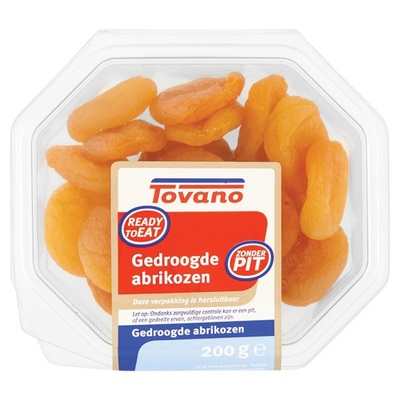 Tovano abrikozen gedroogd