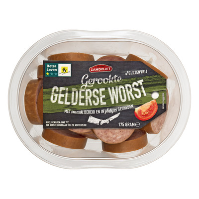 Zandvliet Gerookte Gelderse worst glutenvrij