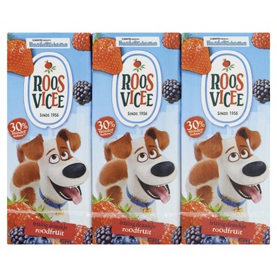 Roosvicee Roodfruit Vruchtensap Mini