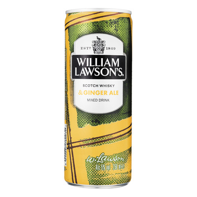 William Lawson's Scotch whisky & ginger ale