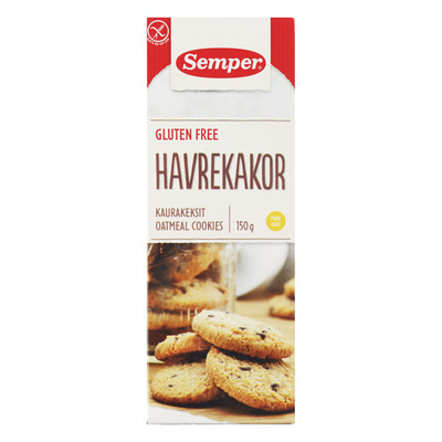 Semper Havrekakor glutenvrij