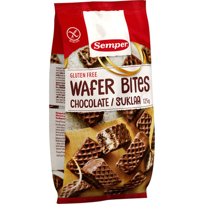 Semper Wafer bites chocolate glutenvrij