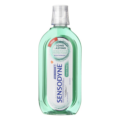 Sensodyne Fresh&minty mondwater gevoelige tanden