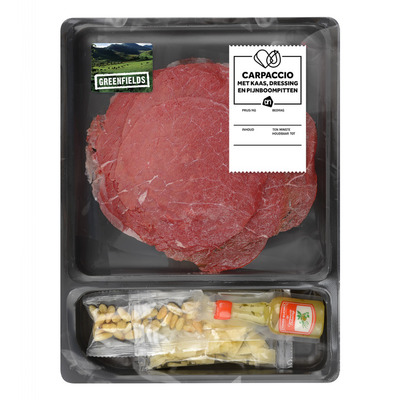 Huismerk Greenfields carpaccio