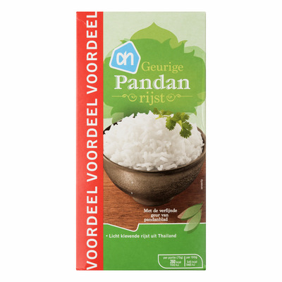 Huismerk Pandan rijst voordeel