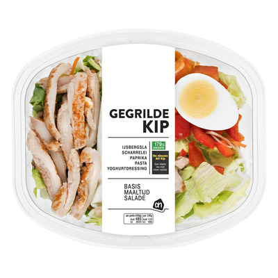 Huismerk Basis maaltijdsalade gegrilde kip