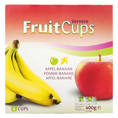 Servero Fruitdessert appel/ banaan