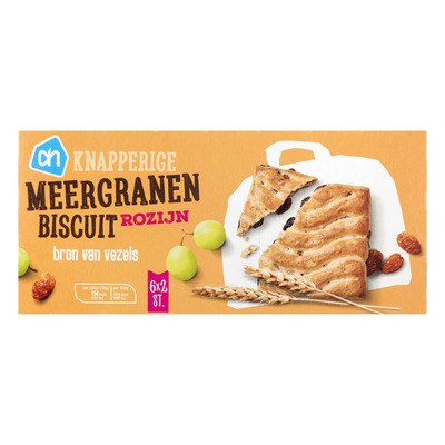 Huismerk Meergranenbiscuit rozijn