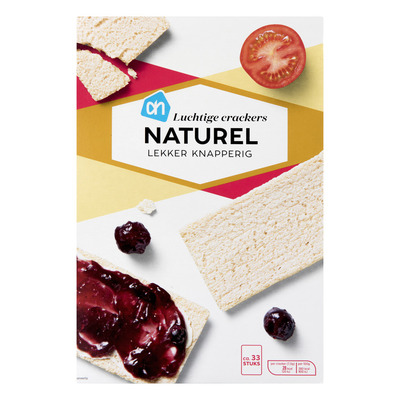 Huismerk Luchtige crackers naturel