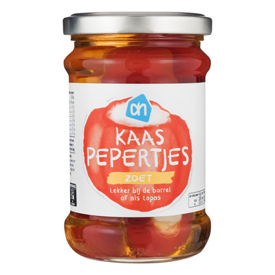 Huismerk Zoete pepertjes gevuld met verse kaas