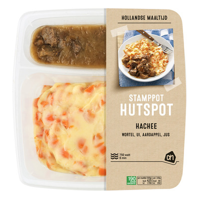 Huismerk Hollandse stamppot hutspot met hachee
