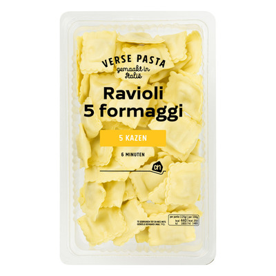 Huismerk Verse ravioli 5 formaggio