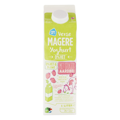 Huismerk Magere yoghurt aardbei