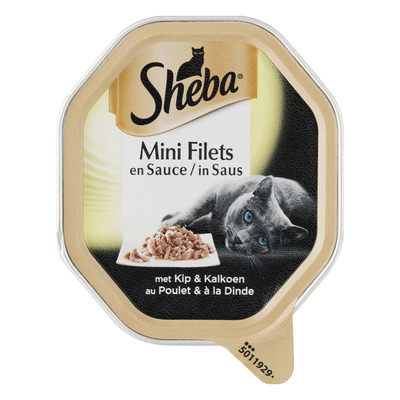 Sheba Mini filets saus kip kalkoen