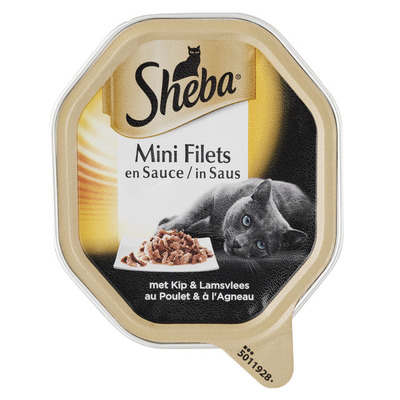 Sheba Mini filets saus kip & lam