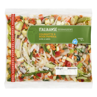 Huismerk Italiaanse roerbakgroente voordeel