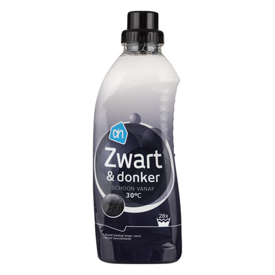 Huismerk Wasmiddel zwart & donker