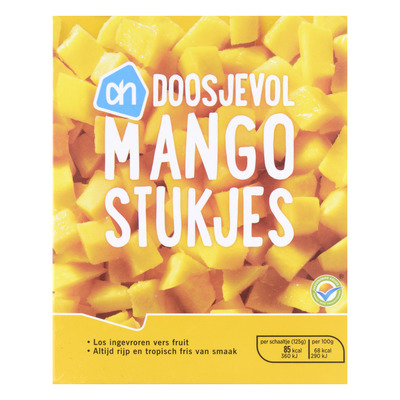 Huismerk Doosjevol mangostukjes