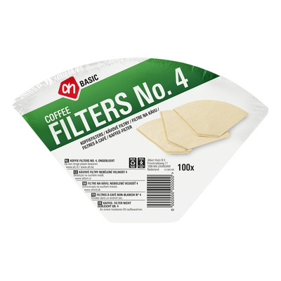 Budget Huismerk Koffiefilters no 4