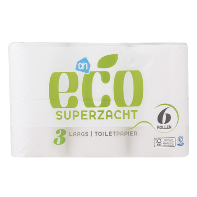 Huismerk Ecologisch toiletpapier 3-laags